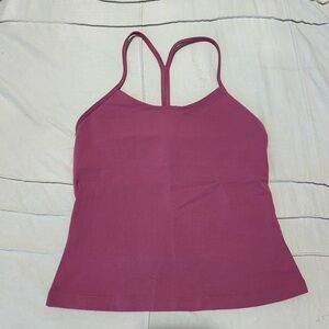 Pink Strappy Tank Top